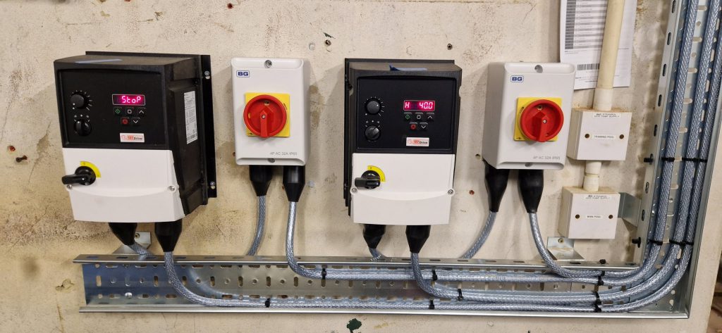 TEC Drive inverters fitted