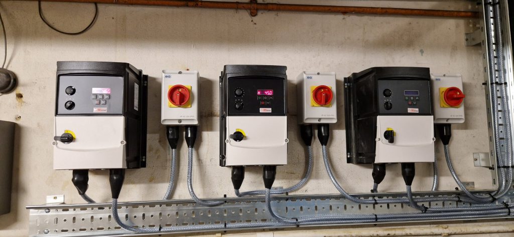 TEC Drive inverters fitted